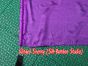 1pc 81cm (32") spinning silk flag poi for Worship & Praise, purple