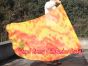 spinning silk flag poi 129cm (51") for Worship & Praise, Flame