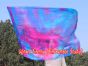 spinning silk flag poi 129cm (51") for Worship & Praise, Mermaid Dream