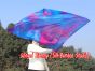 spinning silk flag poi 129cm (51") for Worship & Praise, Mermaid Dream