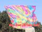 spinning silk flag poi 129cm (51") for Worship & Praise, Spring