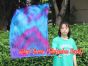 1pc 81cm (32") spinning silk flag poi for Worship & Praise, Mermaid Dream