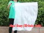 1pc 81cm (32") spinning silk flag poi for Worship & Praise, white