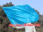 spinning silk flag poi 129cm (51") for Worship & Praise, turquoise