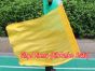 1pc 81cm (32") spinning silk flag poi for Worship & Praise, gold