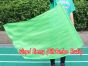 1pc 81cm (32") spinning silk flag poi for Worship & Praise, green