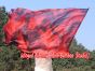 Spinning silk flag poi 174cm (68") for Worship & Praise, Lava