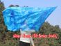 Spinning silk flag poi 174cm (68") for Worship & Praise, Blue Moon