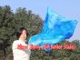 Spinning silk flag poi 174cm (68") for Worship & Praise, Blue Moon