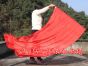 Spinning silk flag poi 174cm (68") for Worship & Praise, red