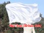 Spinning silk flag poi 174cm (68") for Worship & Praise, white