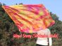 spinning silk flag poi 129cm (51") for Worship & Praise, Sakura