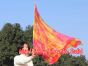 spinning silk flag poi 129cm (51") for Worship & Praise, Sakura