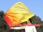 spinning silk flag poi 129cm (51") for Worship & Praise, red-orange-yellow