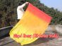 spinning silk flag poi 129cm (51") for Worship & Praise, red-orange-yellow