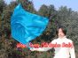 spinning silk flag poi 129cm (51") for Worship & Praise, turquoise