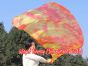 Spinning silk flag poi 174cm (68") for Worship & Praise, Flame