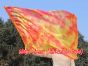 Spinning silk flag poi 174cm (68") for Worship & Praise, Flame