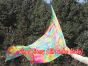 Spinning silk flag poi 174cm (68") for Worship & Praise, Spring