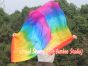 1 Piece 85 cm (33") prophetic silk worship flex flag for kids, Rainbow+