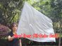 spinning silk flag poi 129cm (51") for Worship & Praise, silver