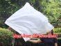 spinning silk flag poi 129cm (51") for Worship & Praise, white