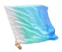 Slightly defected 75 cm (30") silk flex flag, in assorted colors