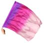 Slightly defected 81cm (32") silk flag poi , in assorted colors