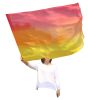 Slightly defected 130 cm (51") silk flex flag, in assorted colors