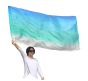 Slightly defected 178 cm (70") silk flex flag, in assorted colors