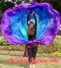 1 PIECE Mystery half circle 6 Mommes belly dance silk veil