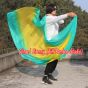 1 piece peacock-yellow-peacock 5 Mommes colorful belly dance silk veil 