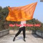 Spinning silk flag poi 174cm (68") for Worship & Praise, orange