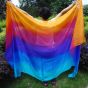 Iridescence 5 Mommes 2.7m*1.4m (3 yds x 55") belly dance silk veil 