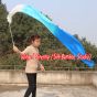 1 piece white-turquoise-blue 180 cm (71") silk streamer