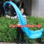 1 piece 250 cm (98") turquoise worship silk throw streamer