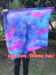 spinning silk flag poi 103cm (40") for Worship & Praise, Mermaid Dream