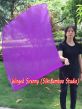 spinning silk flag poi 103cm (40") for Worship & Praise, purple