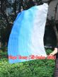 spinning silk flag poi 129cm (51") for Worship & Praise, long side Royalty