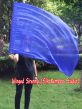 spinning silk flag poi 129cm (51") for Worship & Praise, blue