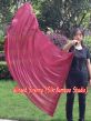 spinning silk flag poi 129cm (51") for Worship & Praise, bordeaux