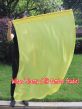 spinning silk flag poi 129cm (51") for Worship & Praise, yellow