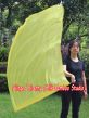 spinning silk flag poi 129cm (51") for Worship & Praise, yellow