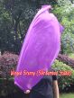 spinning silk flag poi 129cm (51") for Worship & Praise, purple