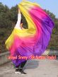 1 piece purple-pink-yellow 5 Mommes colorful belly dance silk veil 