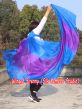 1 piece blue-purple-blue 5 Mommes colorful belly dance silk veil 