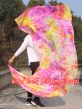 1 piece Peony tie-dye 5 Mommes belly dance silk veil 