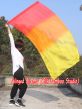 spinning silk flag poi 174cm (68") for Worship & Praise, Fire