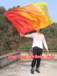 spinning silk flag poi 174cm (68") for Worship & Praise, Fire