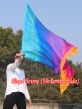 Spinning silk flag poi 174cm (68") for Worship & Praise, Iridescence